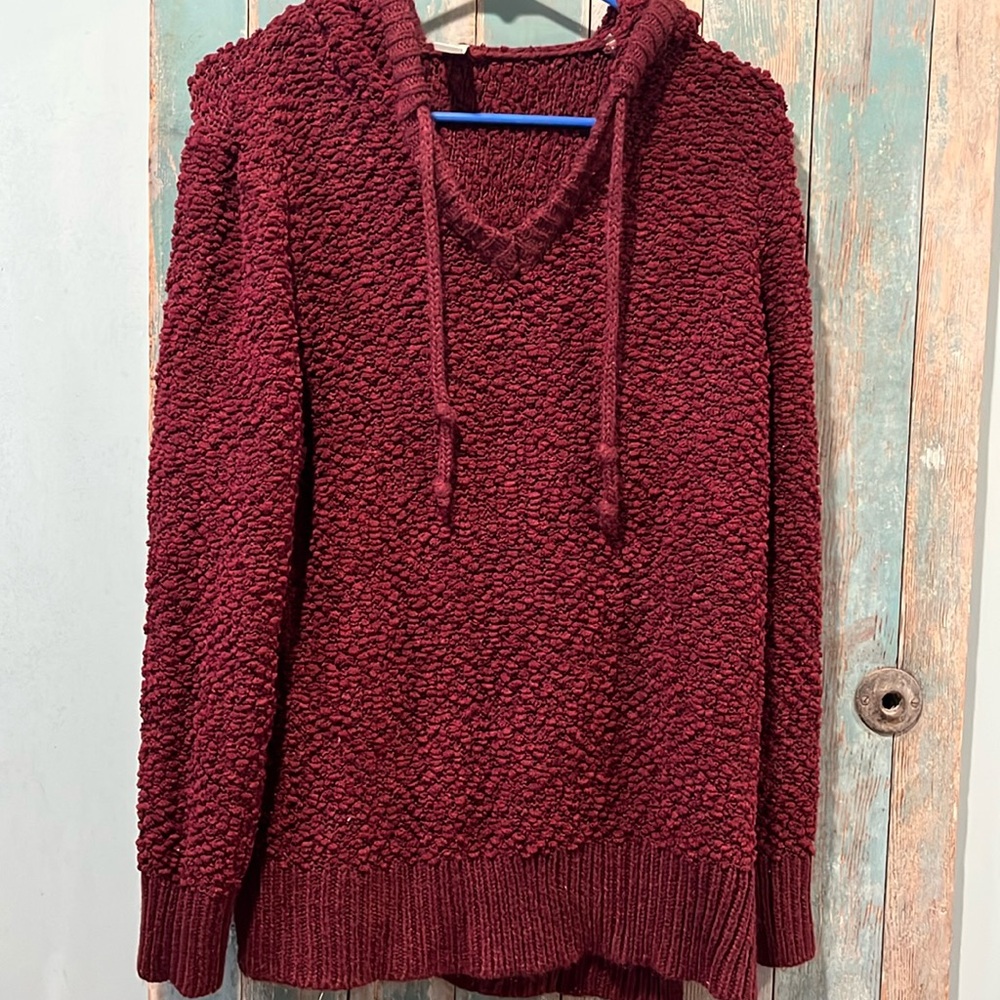 Green Tea women’s medium heavyweight hooded sweater